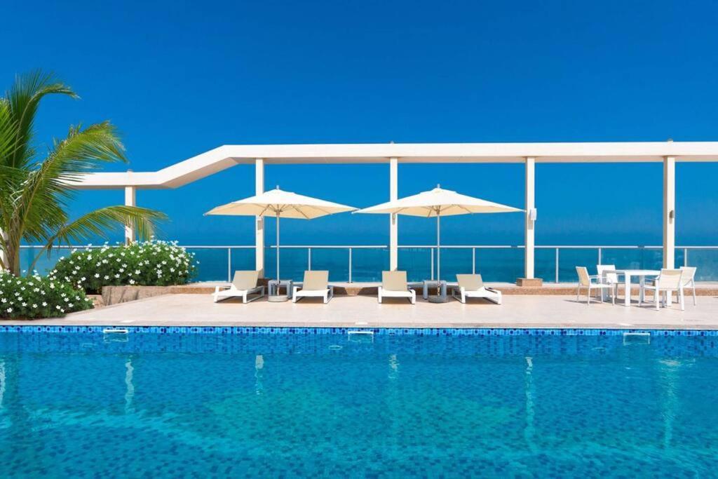 Ocean Whisper Ultra Luxe 1 Bedroom Apartment With A Private Beach - Al Marjan Island Ras al-Khaimah Eksteriør billede